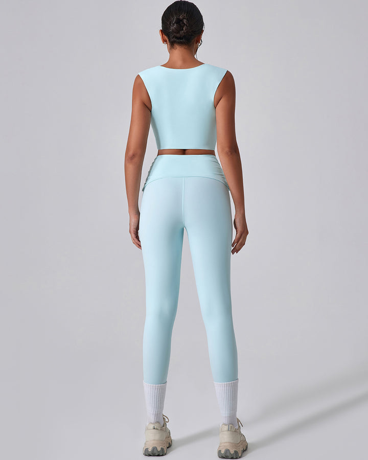 Astrid Seamless Leggings - Blue