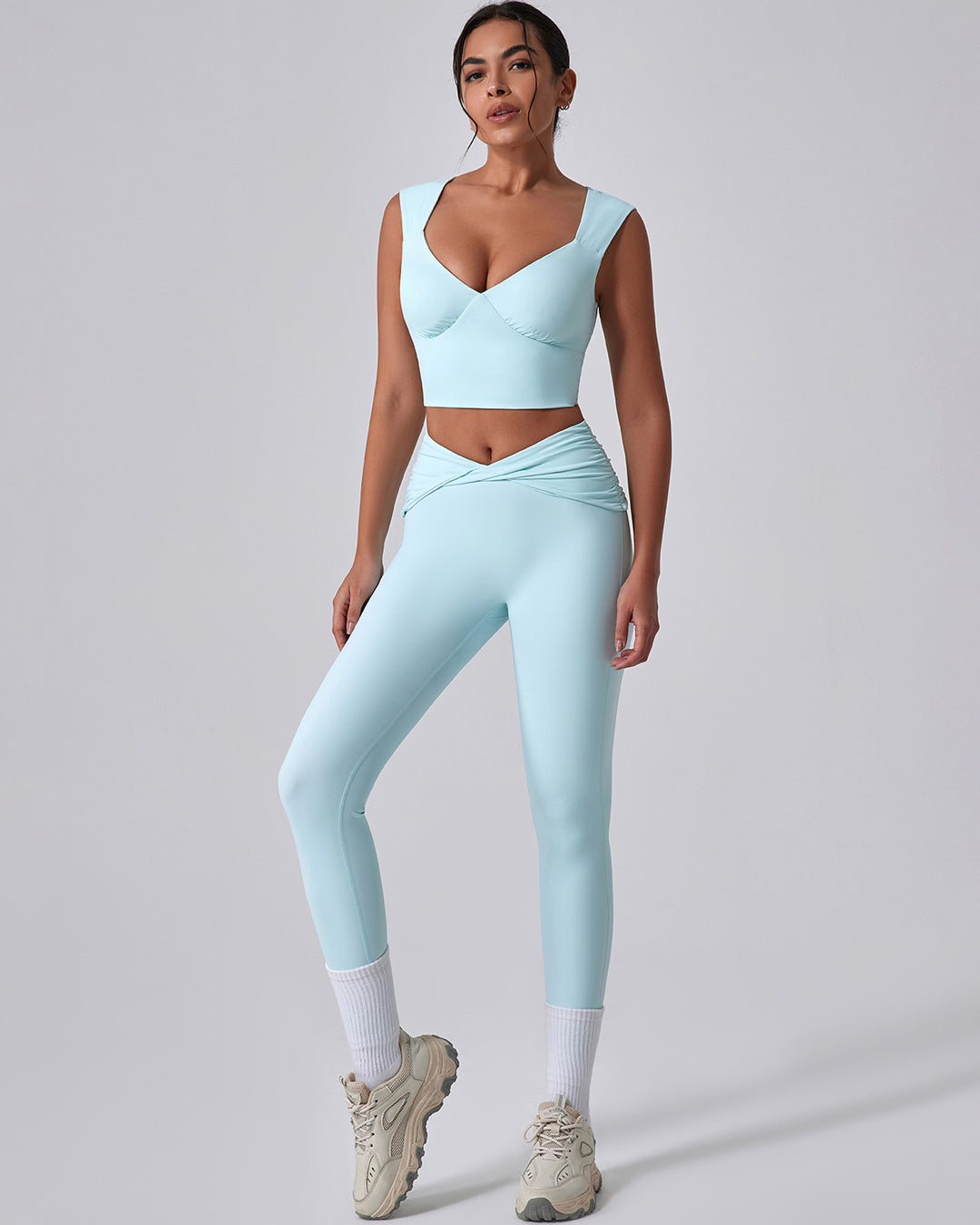 Astrid Seamless Leggings - Blue