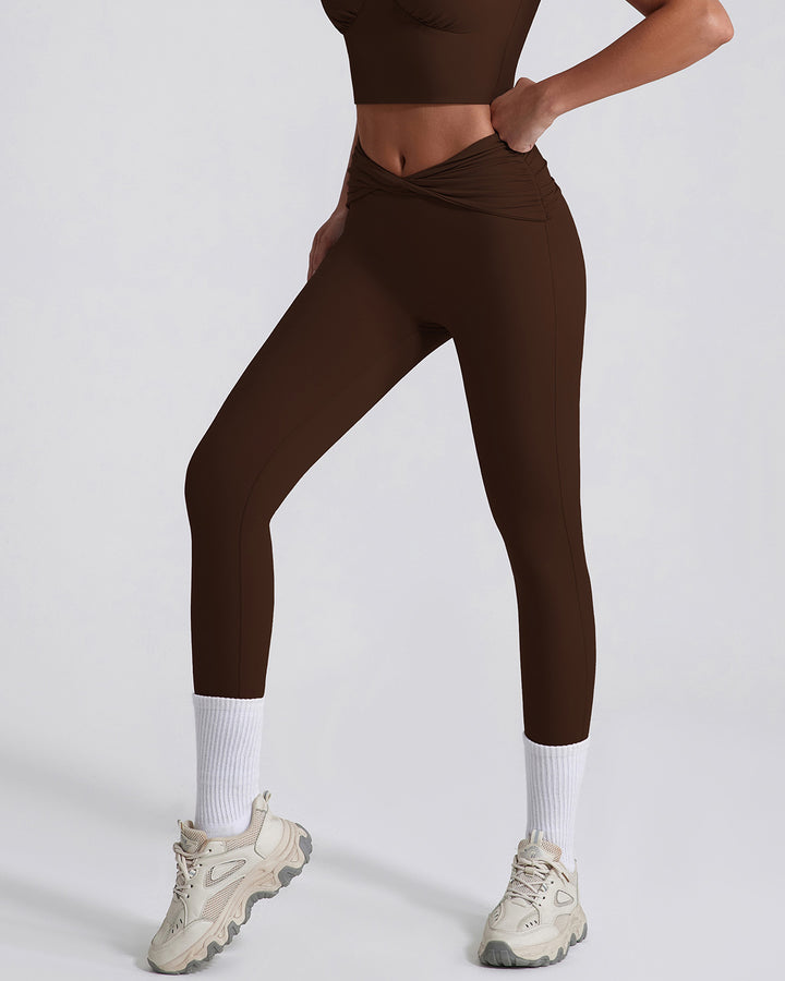 Astrid Seamless Leggings - Brown