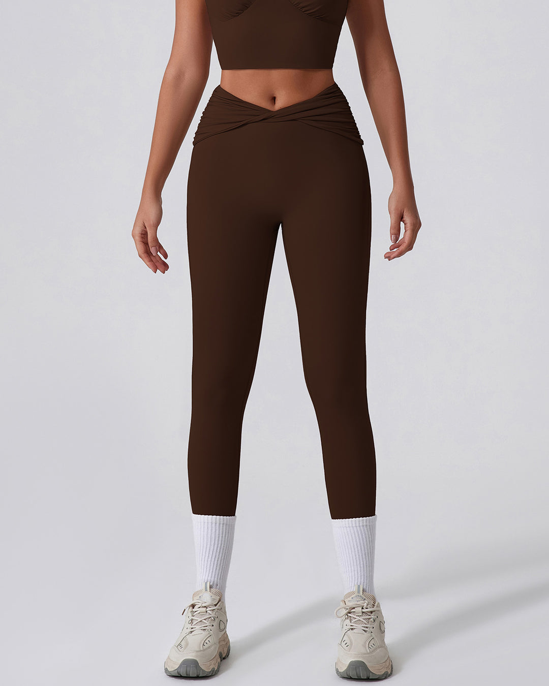 Astrid Seamless Leggings - Brown