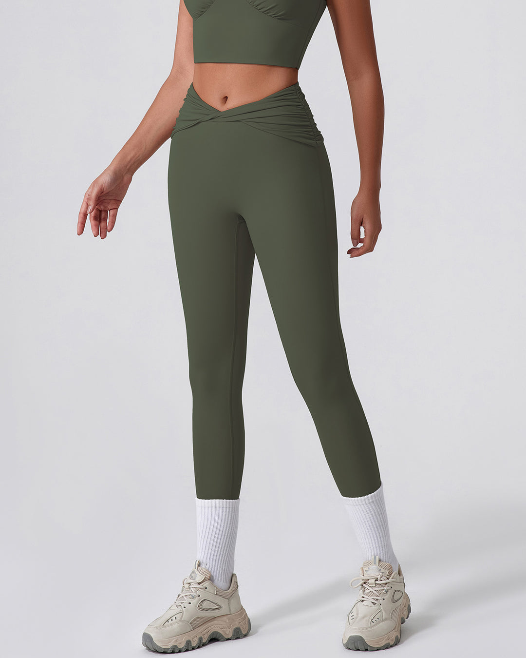 Astrid Seamless Leggings - Green
