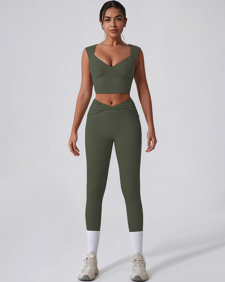 Astrid Seamless Leggings - Green