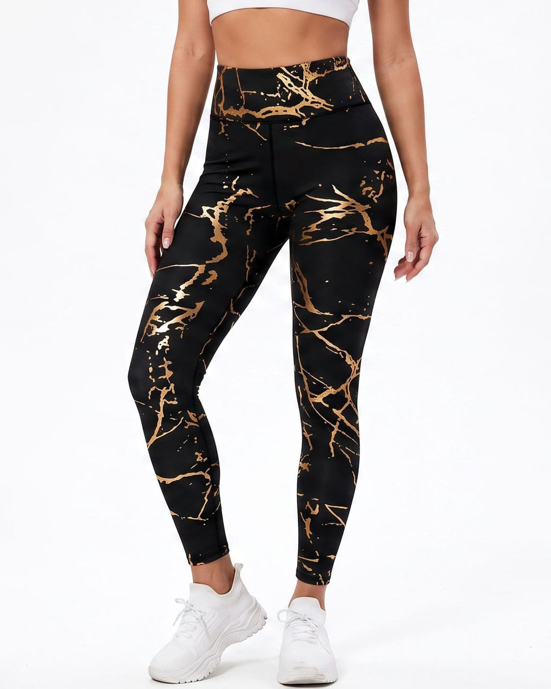 Aura Gold Leggings