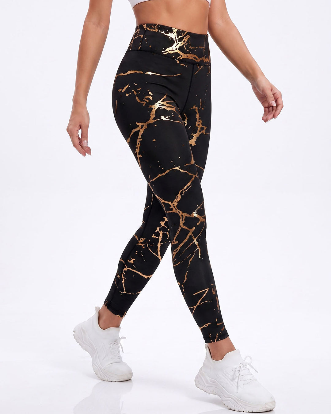 Aura Gold Leggings