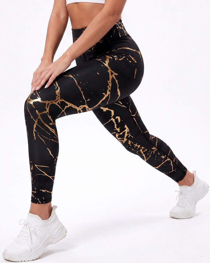 Aura Gold Leggings