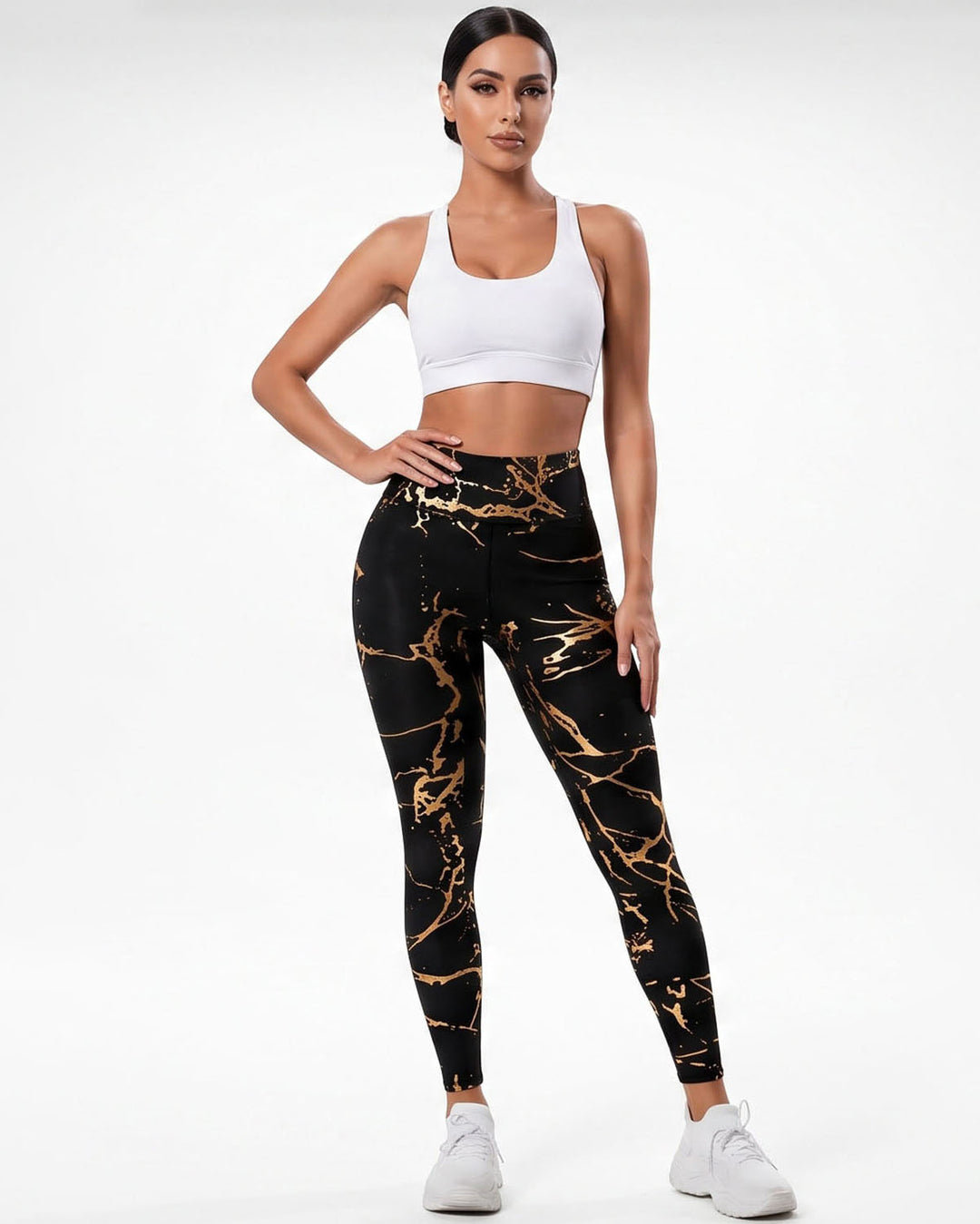 Aura Gold Leggings