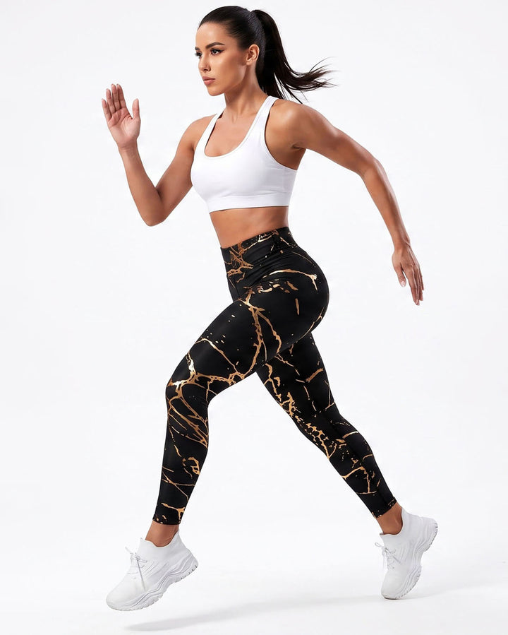 Aura Gold Leggings