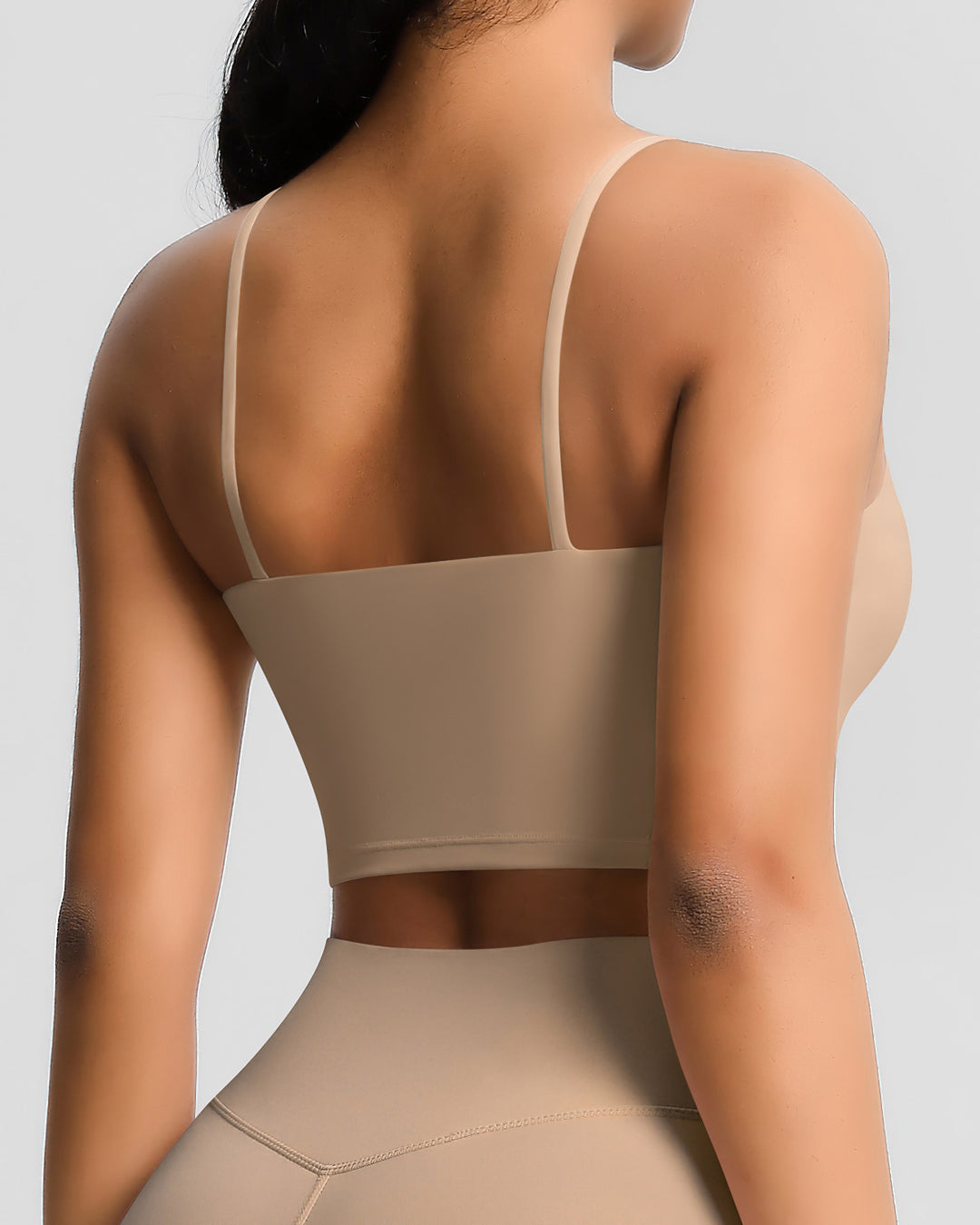 Ava Crop Top - Apricot