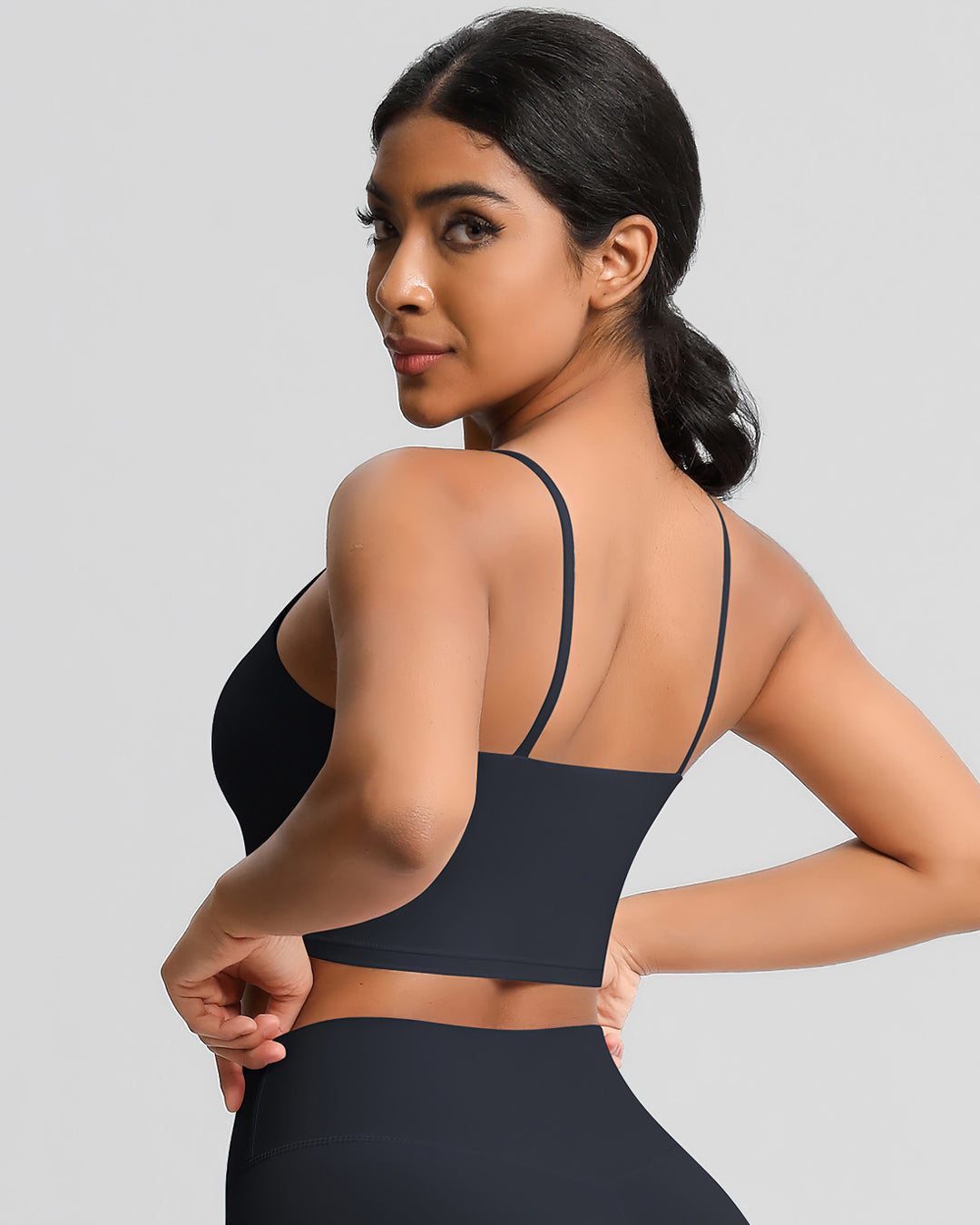Ava Crop Top - Black