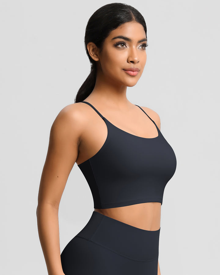 Ava Crop Top - Black