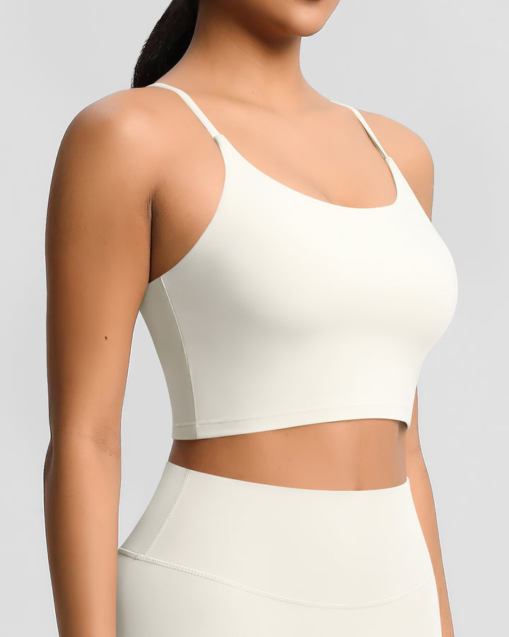 Ava Crop Top - Cloud
