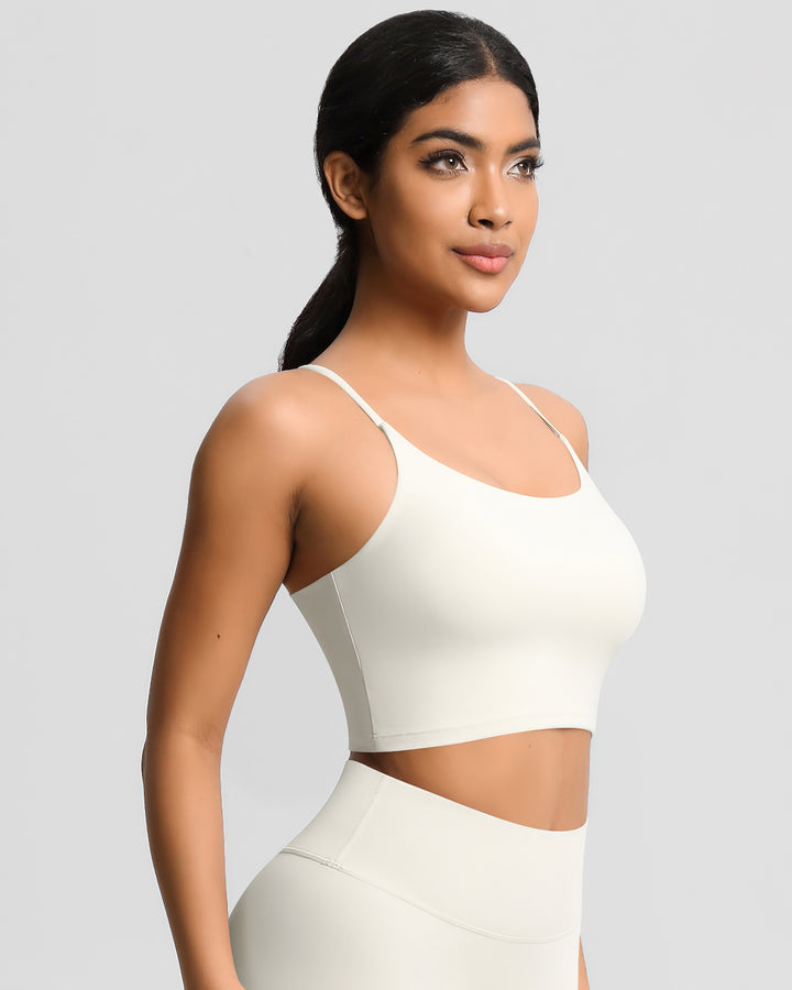 Ava Crop Top - Cloud