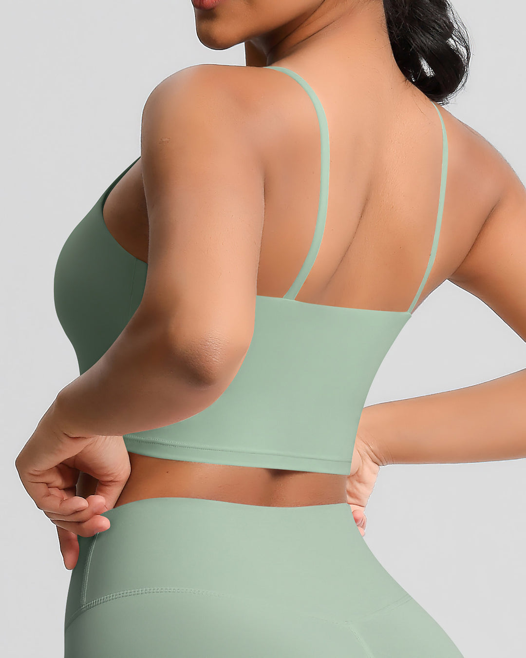 Ava Crop Top - Green