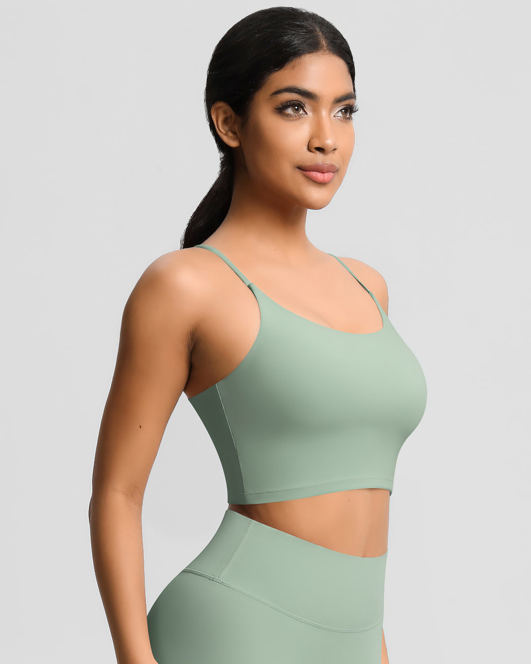 Ava Crop Top - Green