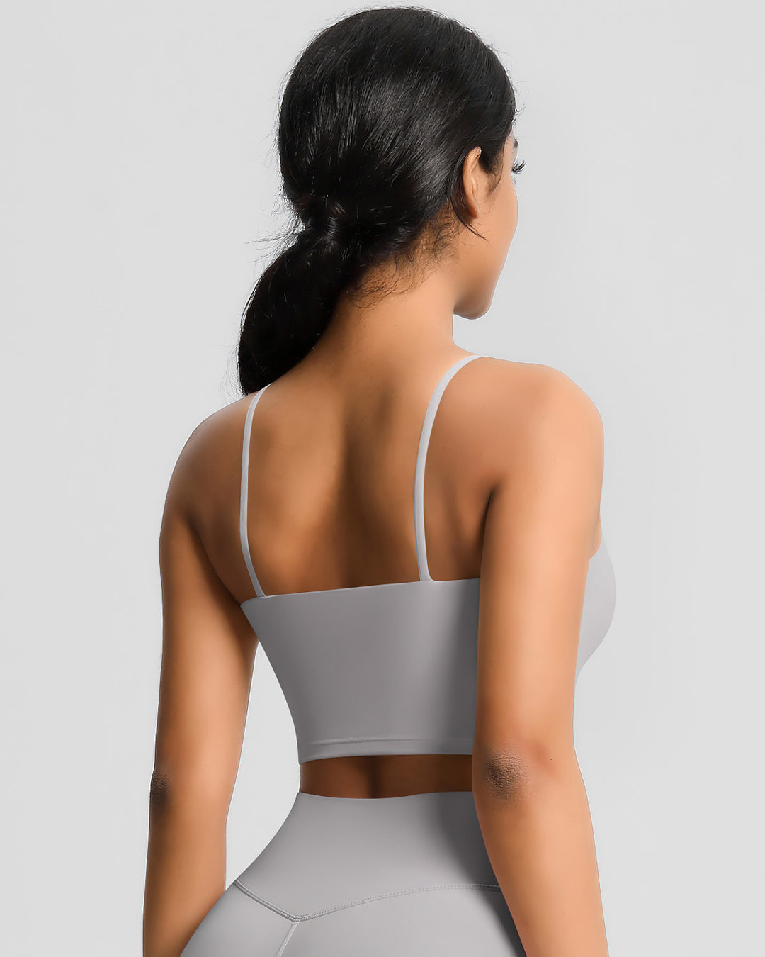 Ava Crop Top - Light Grey