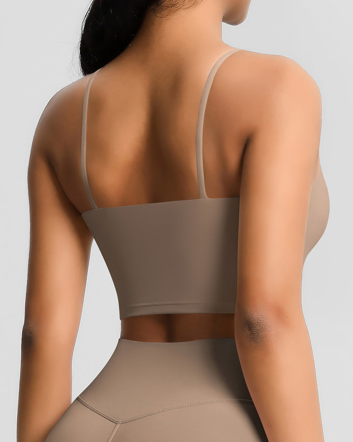 Ava Crop Top - Mocha