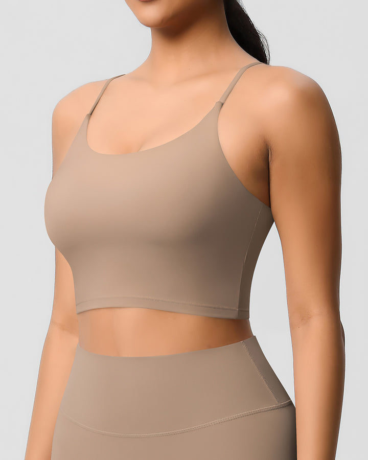 Ava Crop Top - Mocha