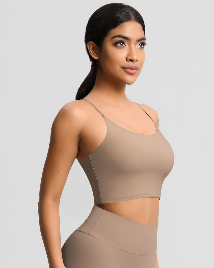 Ava Crop Top - Mocha