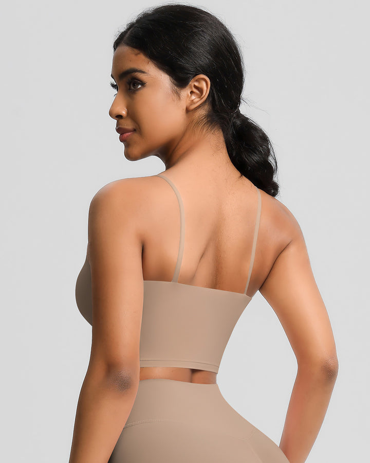 Ava Crop Top - Mocha