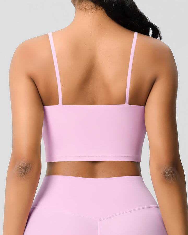 Ava Crop Top - Pink