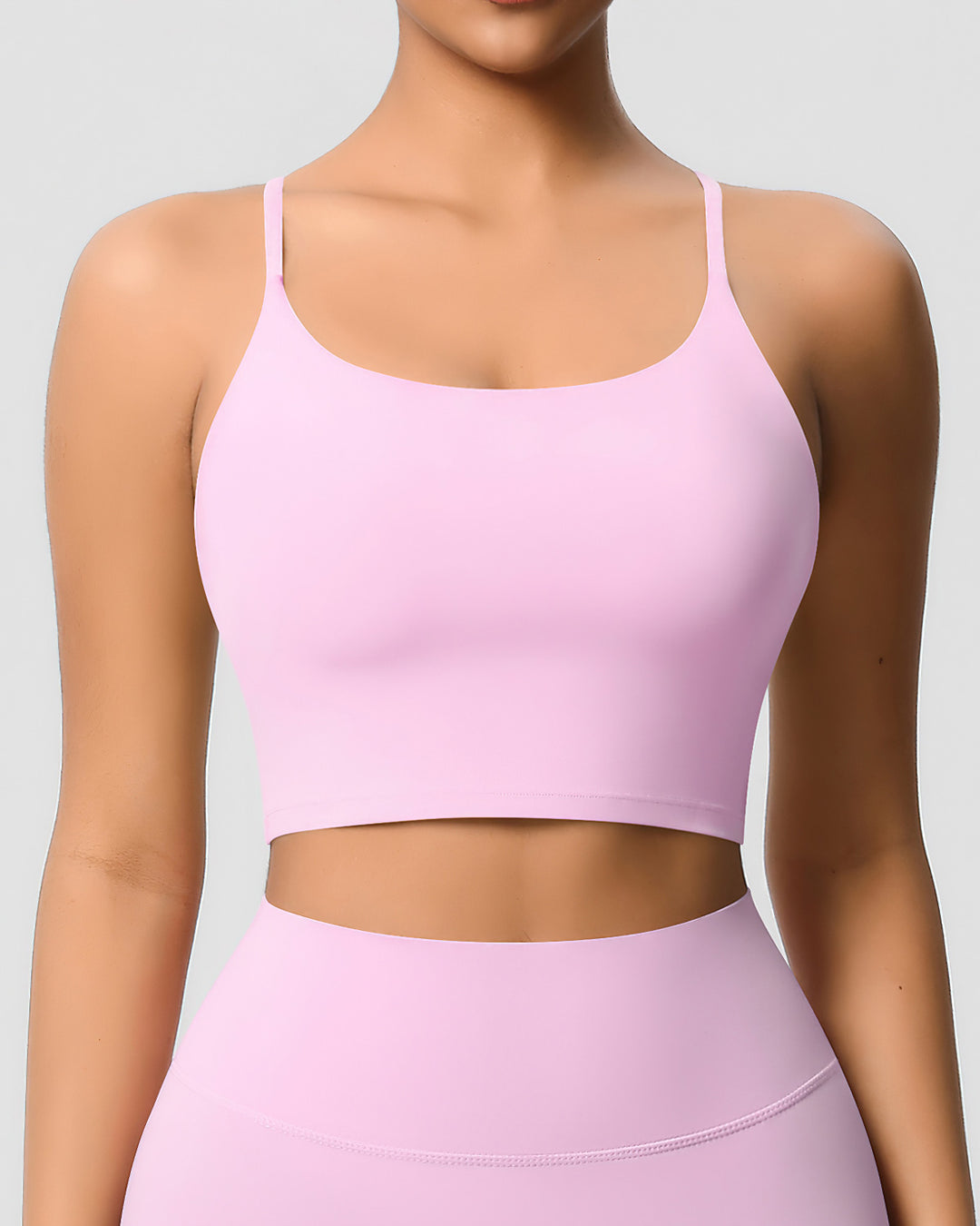 Ava Crop Top - Pink