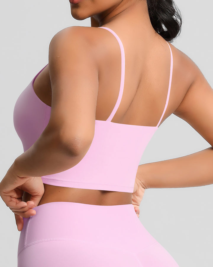 Ava Crop Top - Pink
