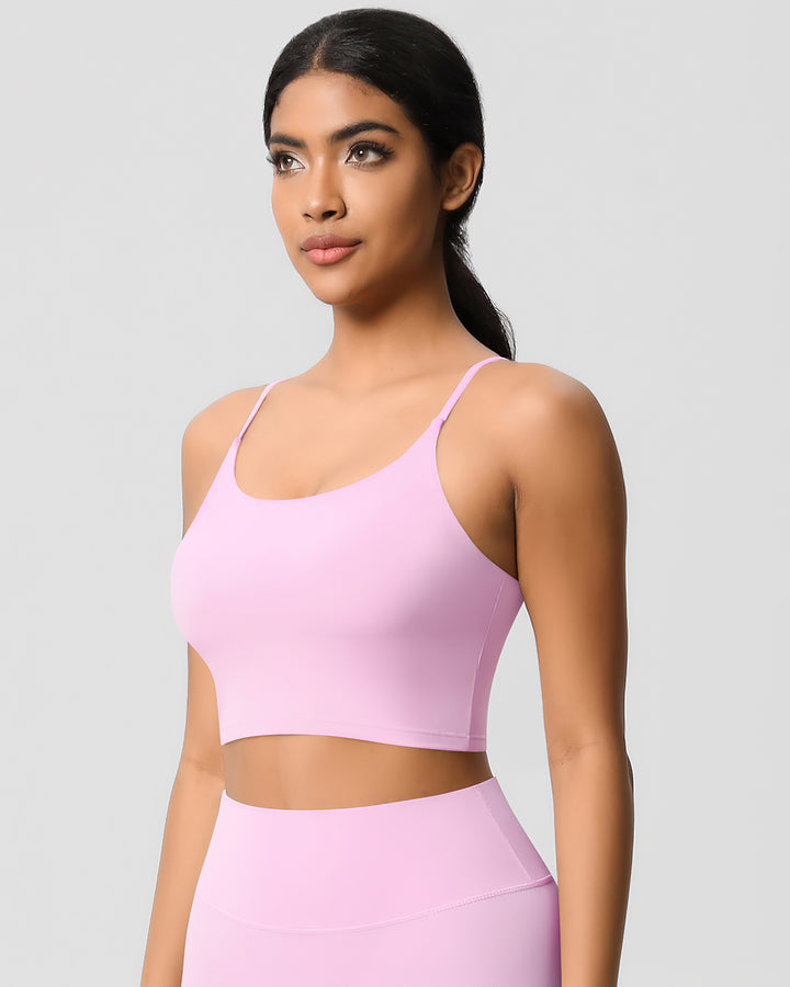 Ava Crop Top - Pink