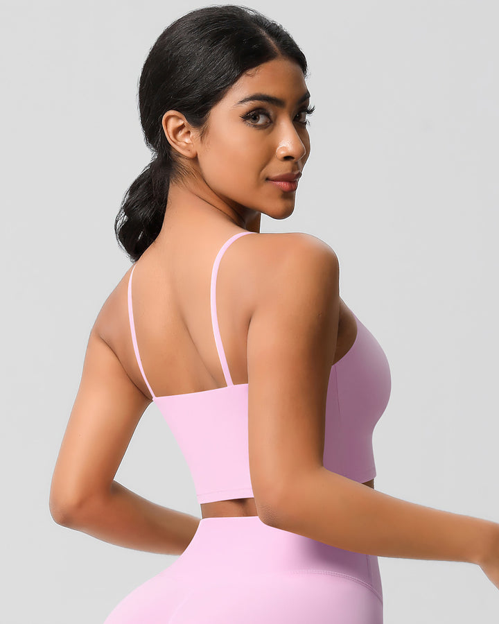 Ava Crop Top - Pink