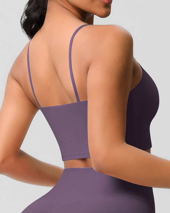 Ava Crop Top - Plum