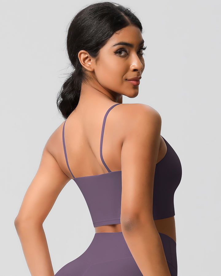 Ava Crop Top - Plum