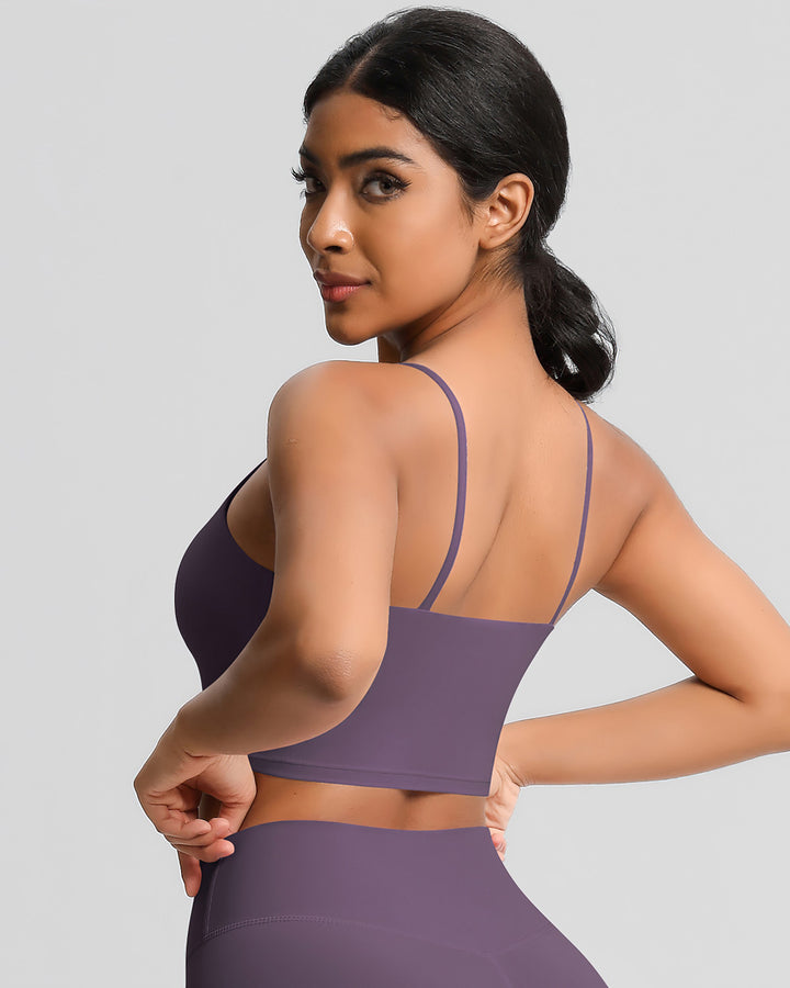 Ava Crop Top - Plum