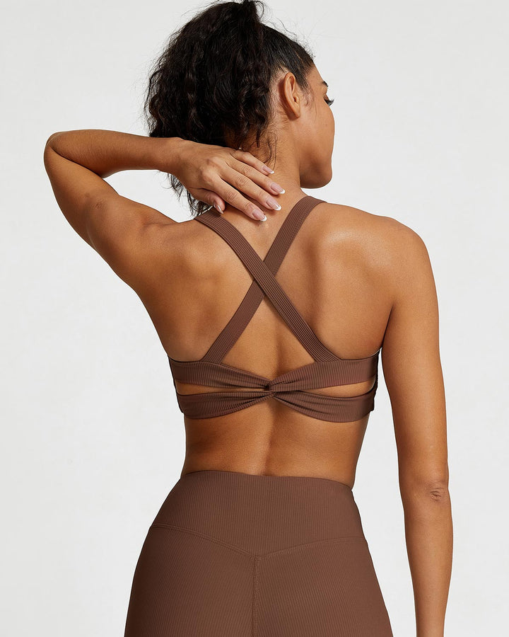 Sabrina Active Bra - Brown