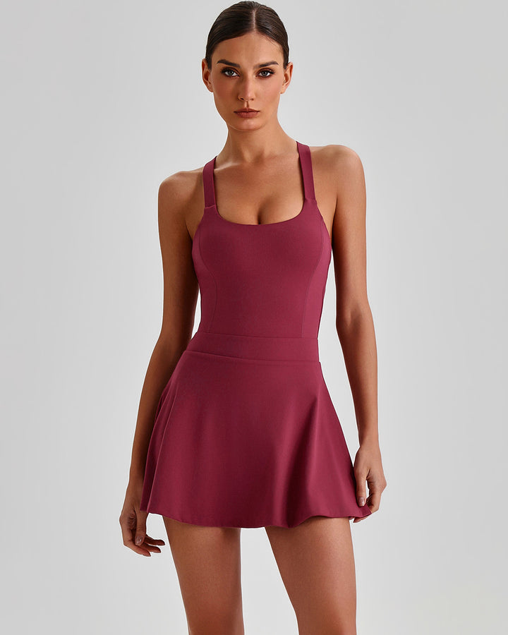 Bayla Romper - Berry Plum