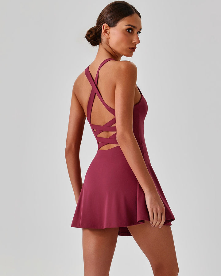 Bayla Romper - Berry Plum