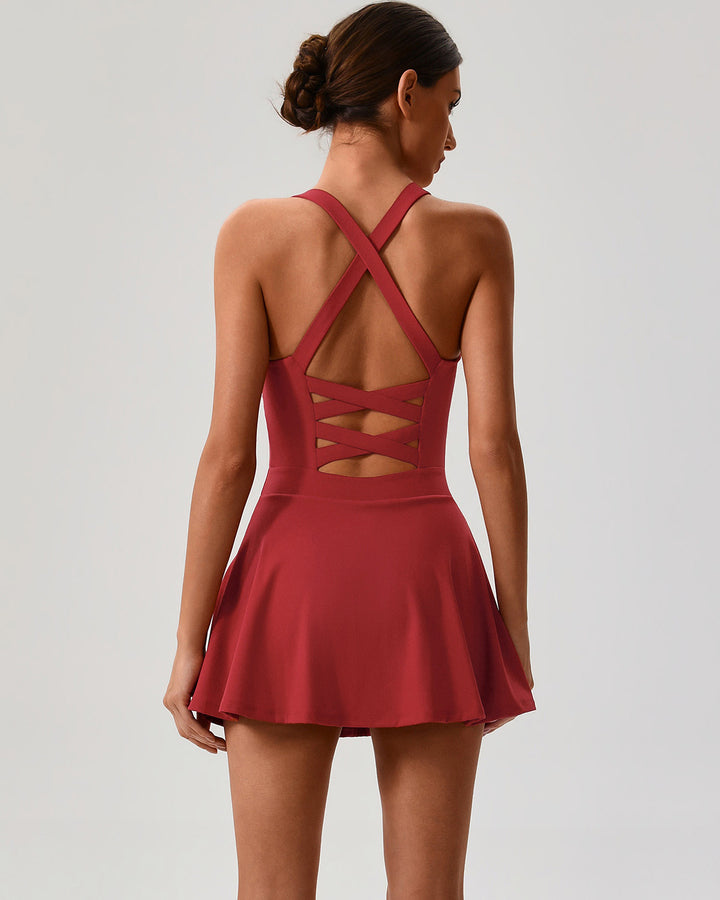 Bayla Romper - Terracotta
