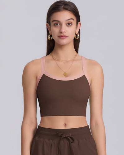 Beatrix Sports Bra - Brown