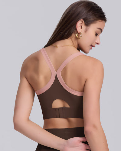 Beatrix Sports Bra - Brown