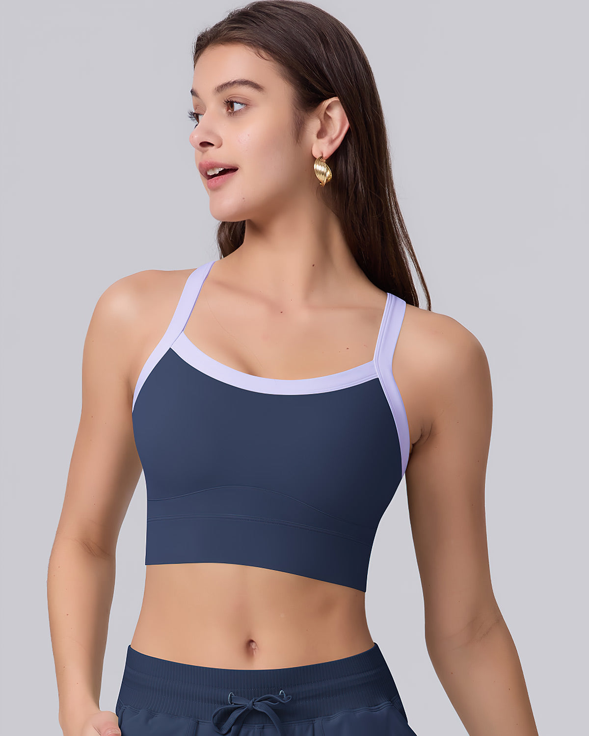 Beatrix Sports Bra - Navy