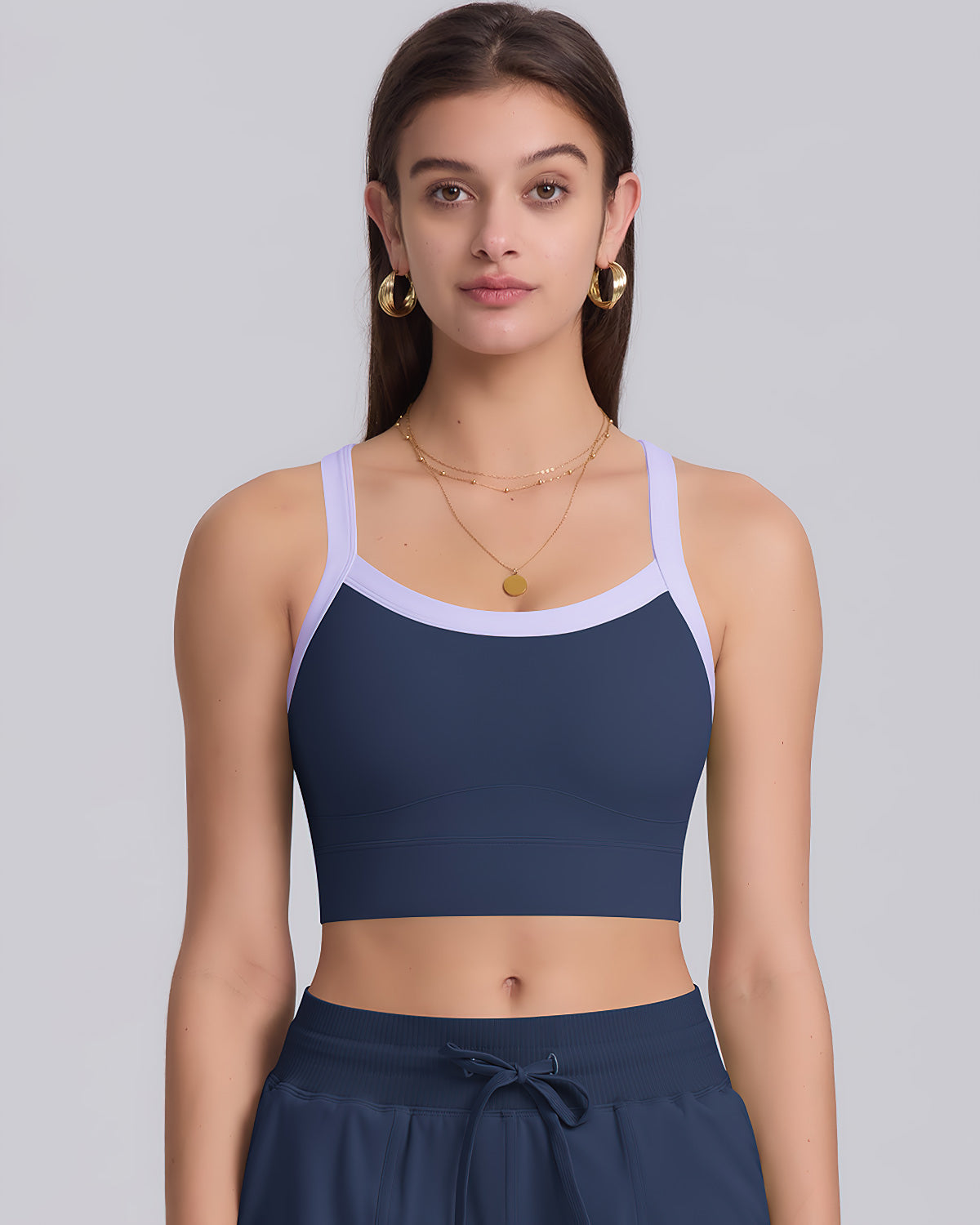 Beatrix Sports Bra - Navy