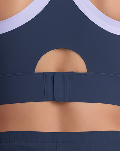 Beatrix Sports Bra - Navy