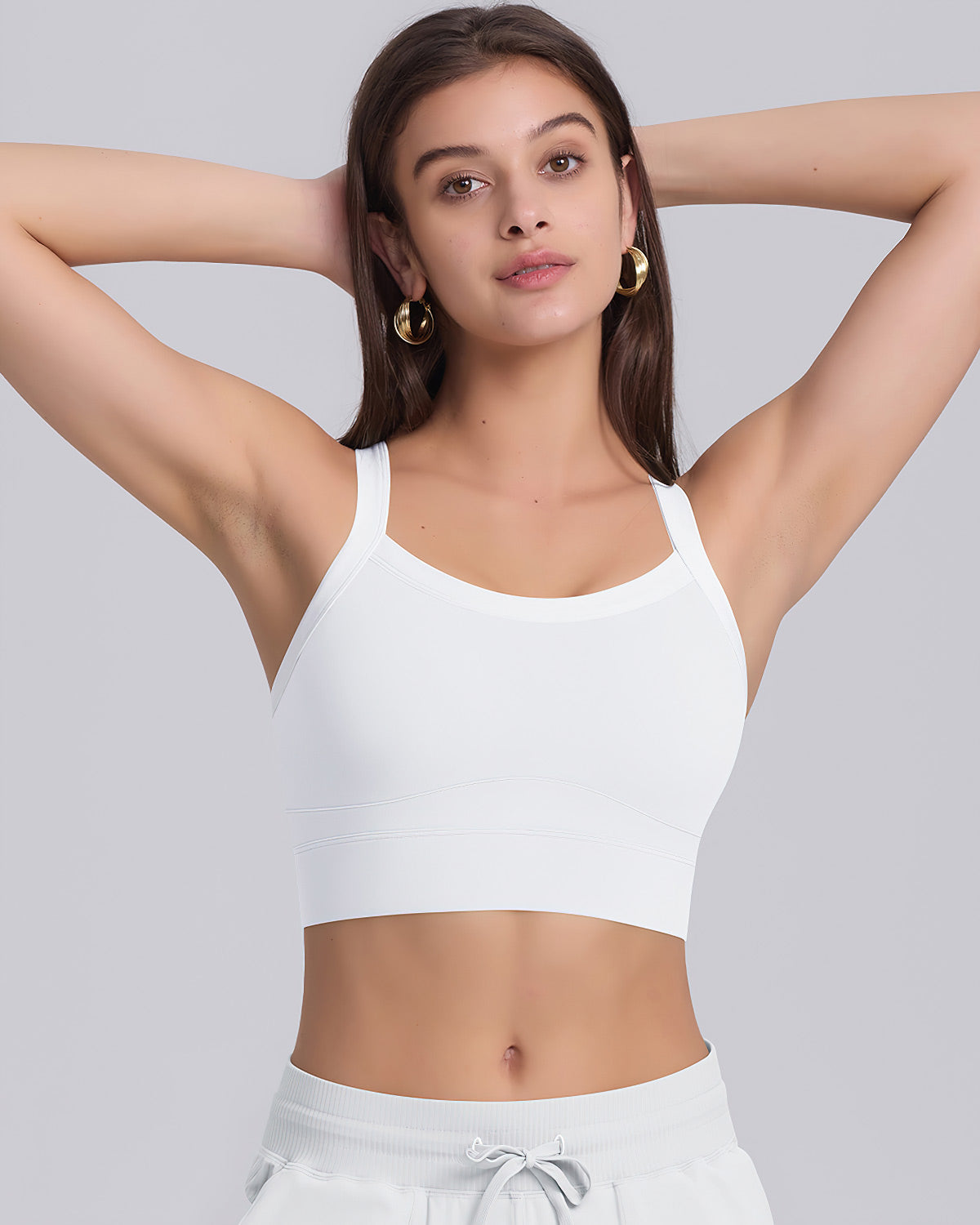 Beatrix Sports Bra - White