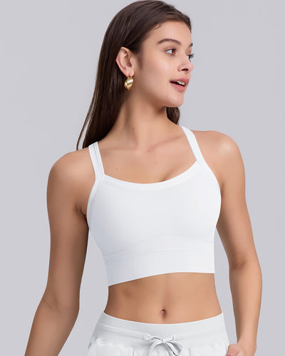 Beatrix Sports Bra - White