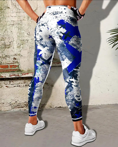 Beyond Limits Leggings - Navy