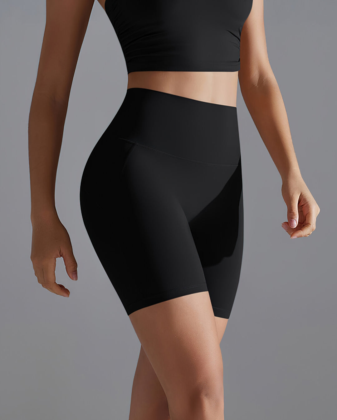 Bianca Seamless Shorts - Black