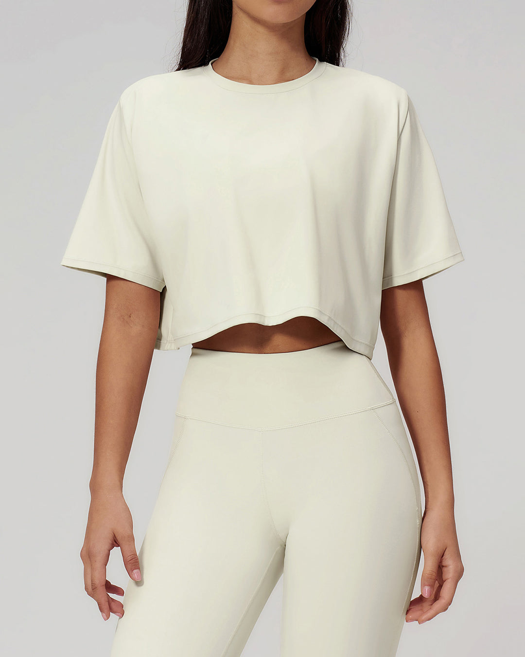 Brinley Fitness T-Shirt - Beige