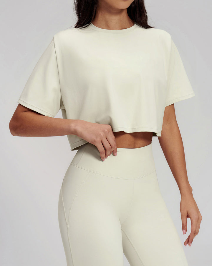 Brinley Fitness T-Shirt - Beige