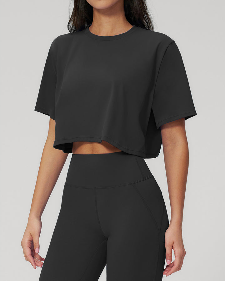 Brinley Fitness T-Shirt - Charcoal