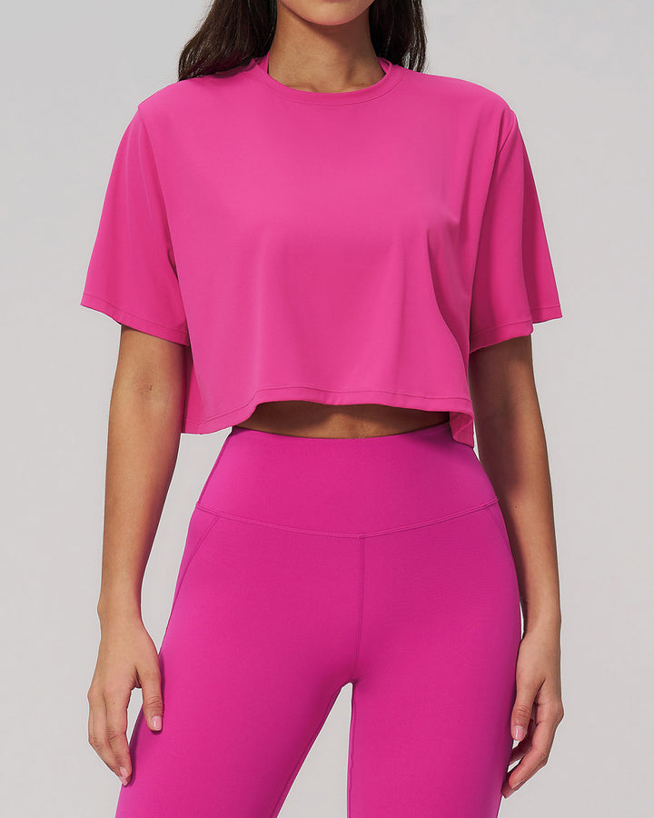 Brinley Fitness T-Shirt - Pink
