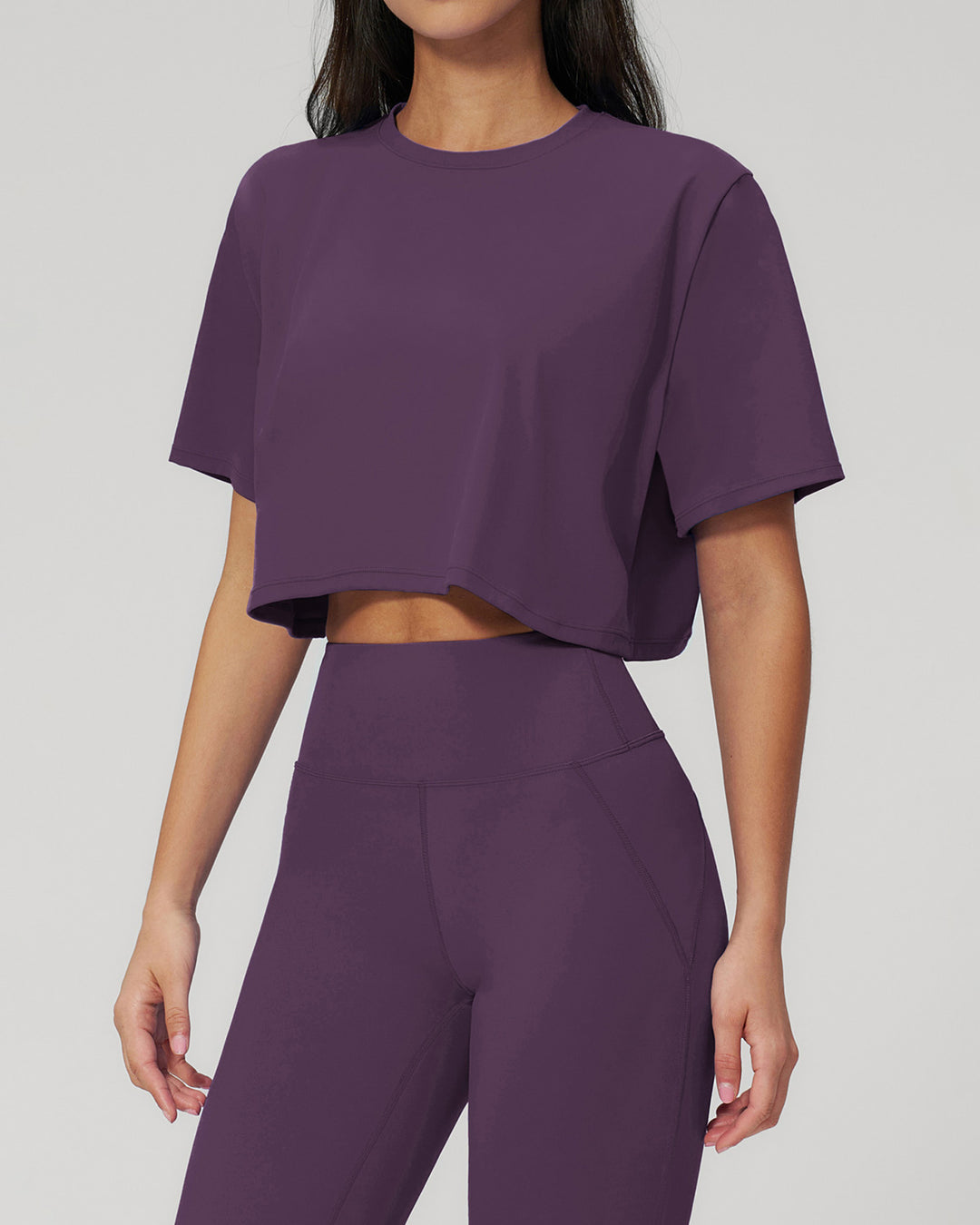 Brinley Fitness T-Shirt - Purple