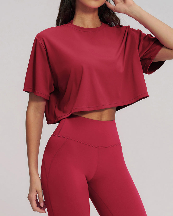 Brinley Fitness T-Shirt - Red